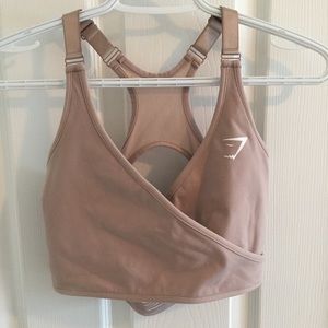 Gymshark Elite Sports Bra - Taupe